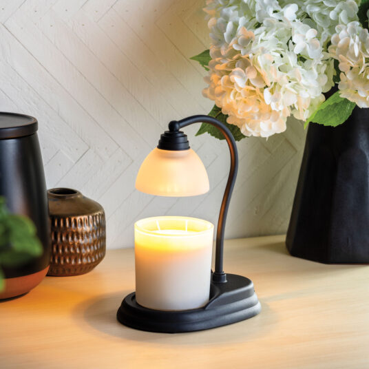 'Signature Aurora Lamp' - Black