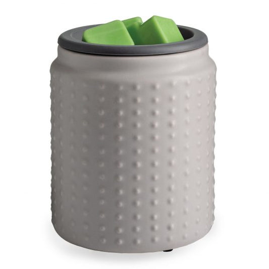 'Gray Hobnail' - Flip Dish Warmer